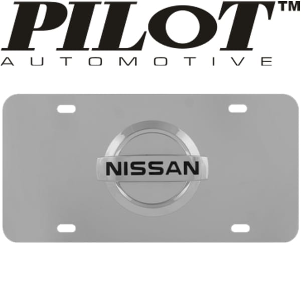 Plaque Stainless Steel '' Nissan