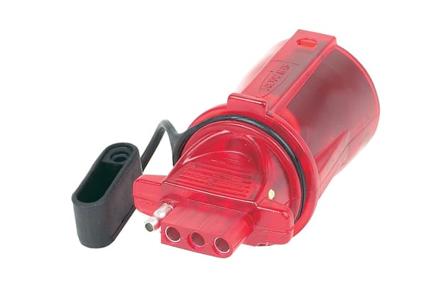 Adapteur 7 Brins 4 Plat Rouge Allume Sur F. Posi
