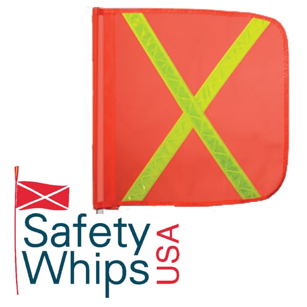 Drap. Securite Orange 16'' X 16''