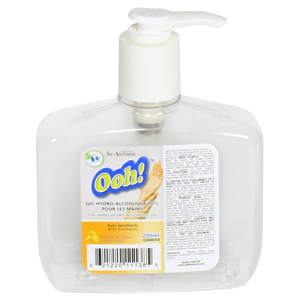 Gel Hydro-Alcool/Pomme,2 50ml 70%