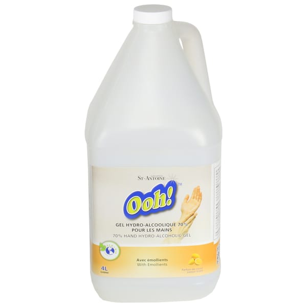Gel Hydro-Alcool/Pomme,4 Litre70%
