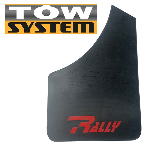 Garde Boue,rallye.,noir 14X11''etamper Rouge