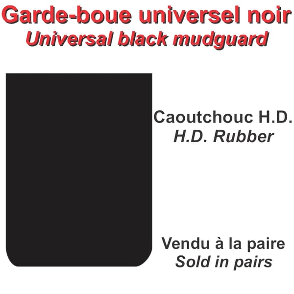 Garde Boue, Caout.,noir