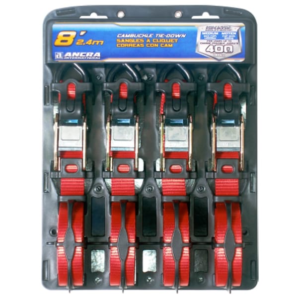 Courroie 1''x10', Pqt.4, Ancra