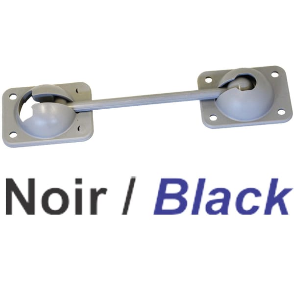 Support Porte Plast.6'' N Oir
