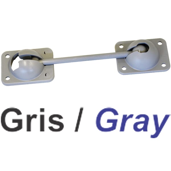 Support Porte Plast. Gris 6''