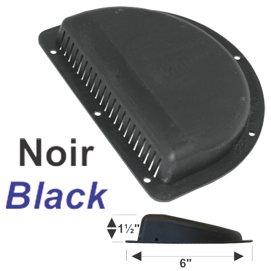 Prise D'air Ext. Plastiqu E Noir