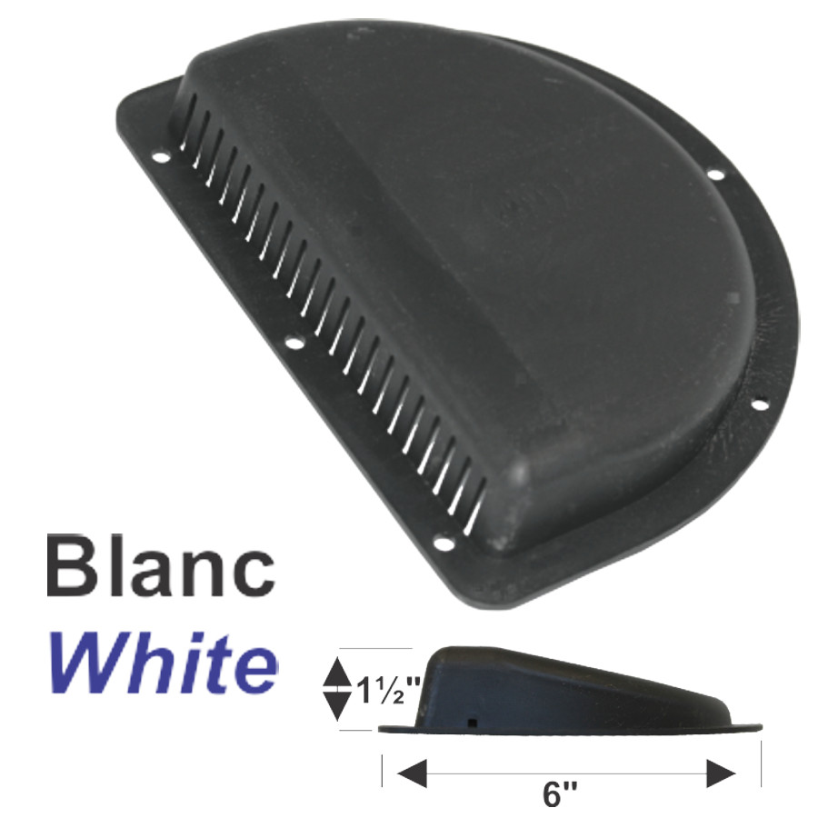 Prise D'air Ext. Plastiq. Blanc
