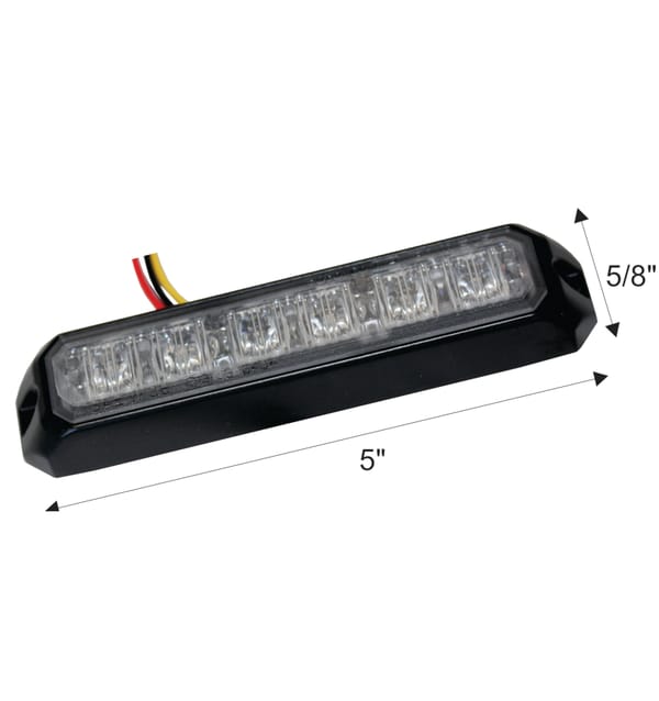 Avertis.6 Led Ambre,19 S Equenc