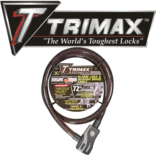 Trimax,cadenas A Cable 7 2''alarme Integre