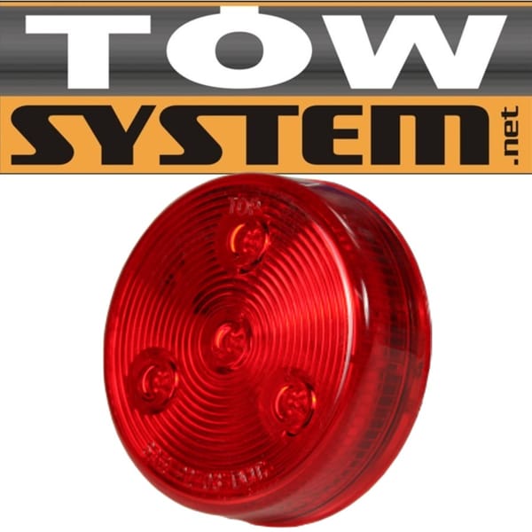 Lum Led 2'' Ronde,rouge,s Cellee
