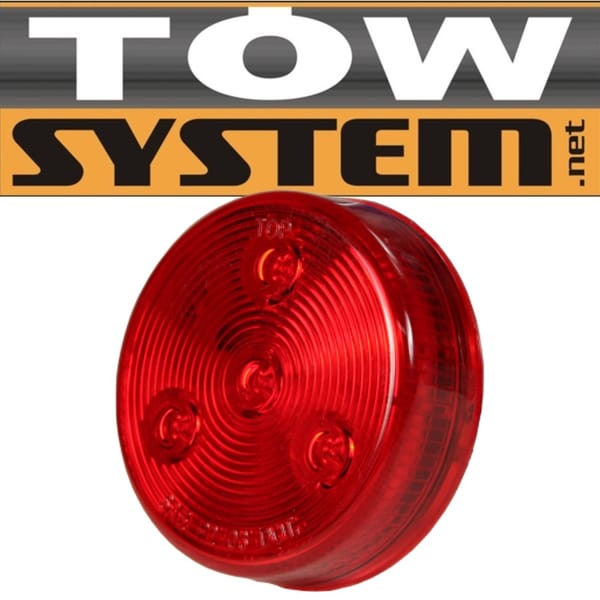 Led 2''1/2,ronde,rouge,sc Ellee