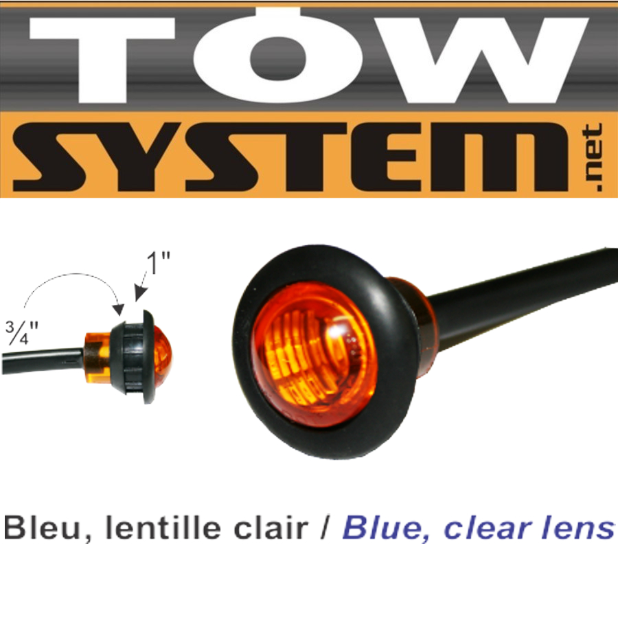 Lum Posi. Led Ronde Clair /Bleu