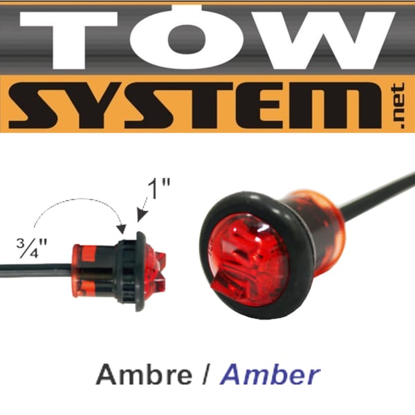 Lum. Encastre Led Ambre (Unite)
