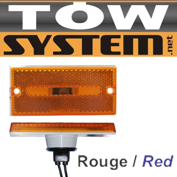 Lumiere Position,rouge 2 ''x 4''