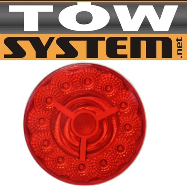 Lum. De Rem. Ronde,12 Leds ,rouge