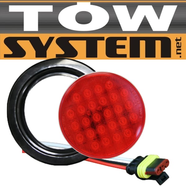 Ens. Lumiere Led 4 1/4'' R Ouge