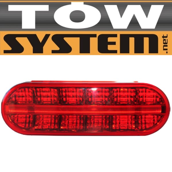 Lumiere 14 Led 6'' Oval R Ouge