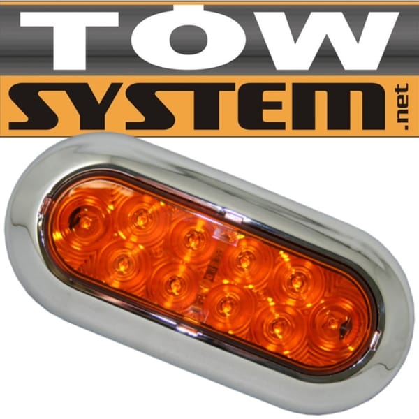 Lum. Oval Led Ambresurfac E Chrome