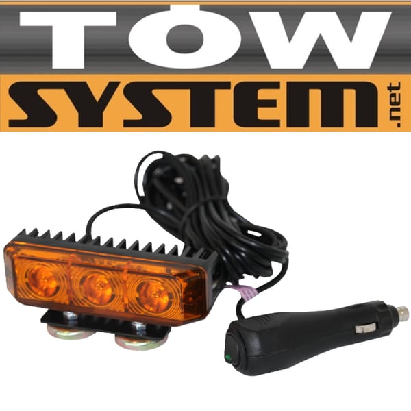 Lum,aimante, 3 Led, 12v, Switch