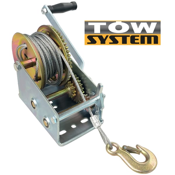 Treuil Manuel 3.2K,cable ,wo/Frsans Freins