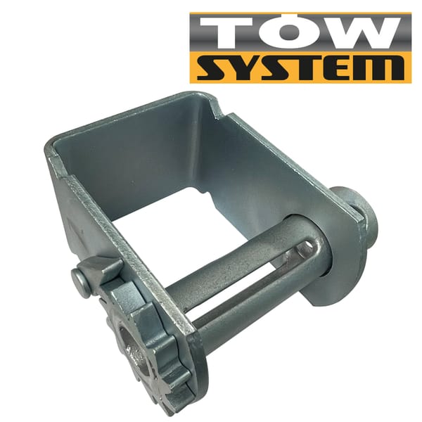 Treuil Zinc Tres Profond Rail En U, Wll 5500lbs