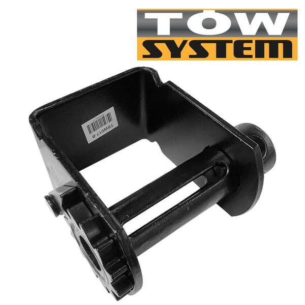 Treuil Noir Standard Pou Rrail En U, Wll 5500lbs