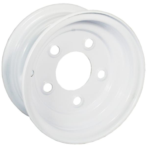 Roue 8''x 7'',4 Trous Blan Che