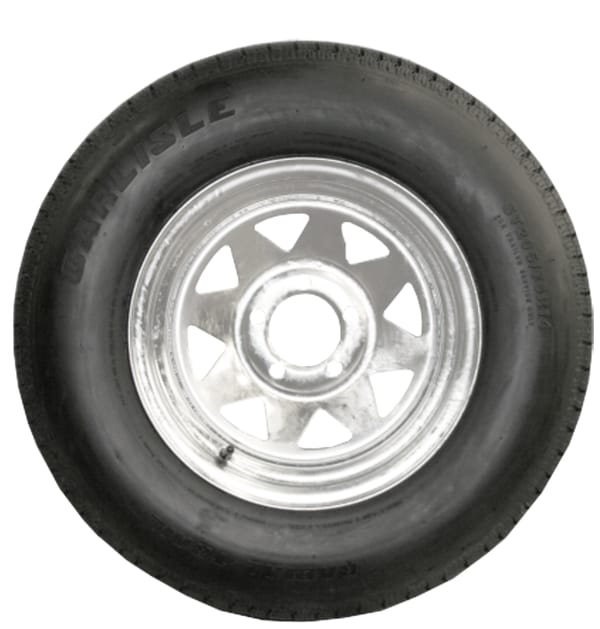 Roue Et Pneu,8 Tr,galvan Ise Capacite 3858 Lbs,