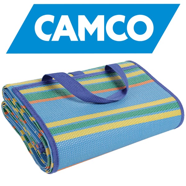 Tapis De Sol 60''x78'' Poi Gneebleu/Vert/Jaune/Oran