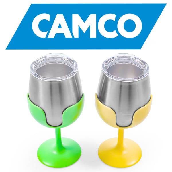 Coupe De Vin Pied Amovib Le 8ozvert/Jaune (2)