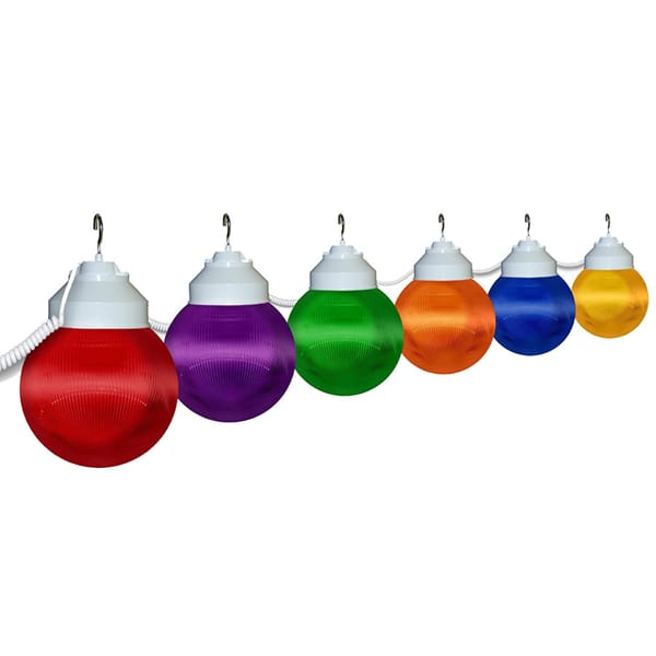 Ens. Globes Lum. Multicolo Res