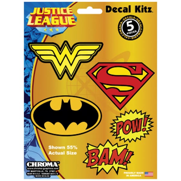 Decalque Vitre. Ens.5 Dc Comics