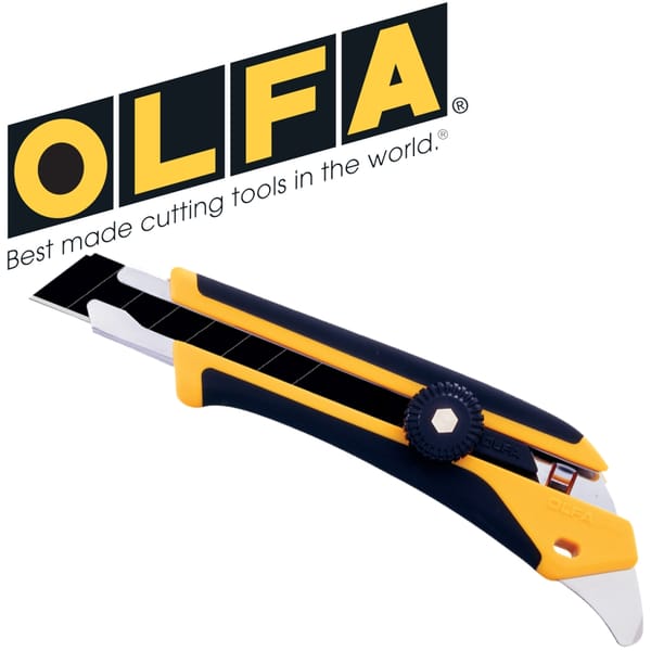 Couteau Olfa Lame Noir, L-5