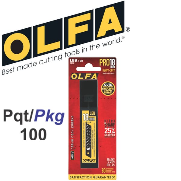 Lame Olfa Serie Lbb/Cp10 0(100)