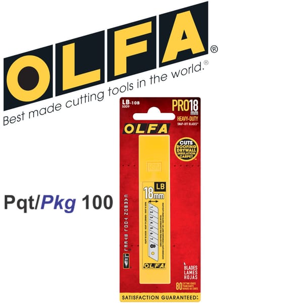 Lame Olfa Serie Lb/Cp100 (100)