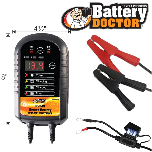 Chargeur Inte.8-4amp 12/ 24v