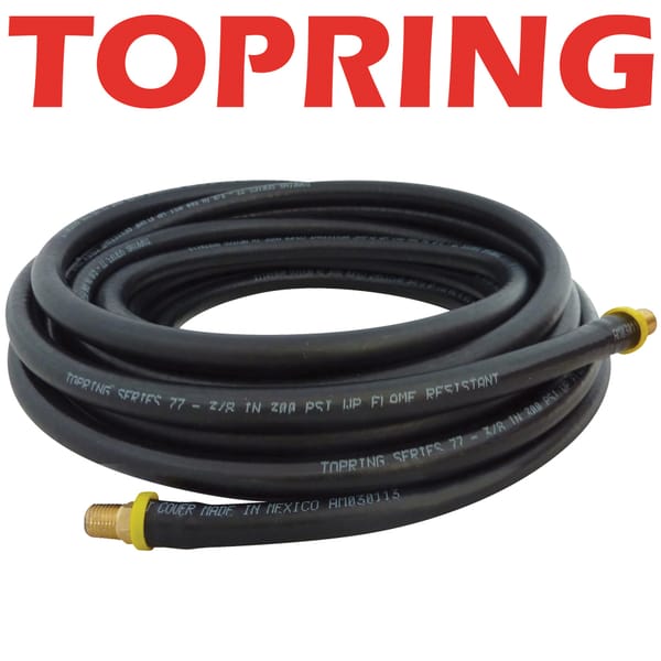 Tuyau Noir 3/8X25'1/4 (M)topflex