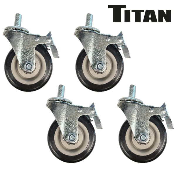 4.roulettes Pivotantes H -D 4''1200 Lbs