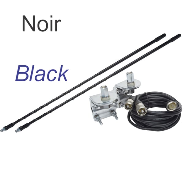 Antennes Twin 4pi Noir K It